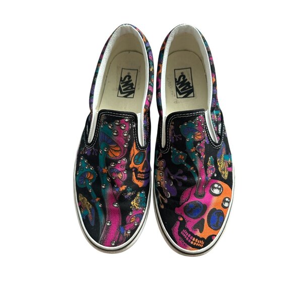 VANS Trippy Drip Psychedelic Slip On Sneakers Mens 9.5 / Women's 11 - Picture 9 of 9